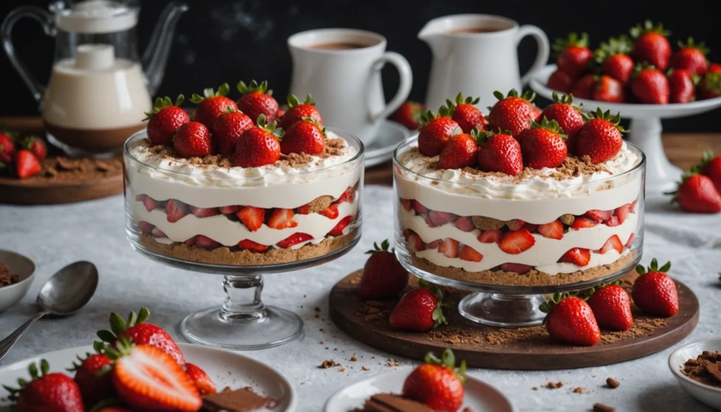 dans quoi tremper les biscuits pour un tiramisu aux fraises